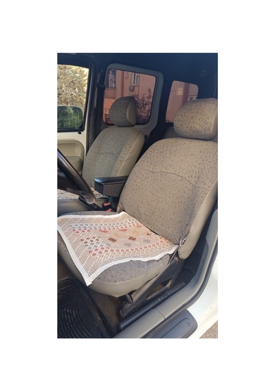 Araba Oto Koltuk Kılıfı Keten Örme 3 Parça Terletme Yapmaz Yıkanabilir Desen Değişkendir Bej Desenli - 628666475