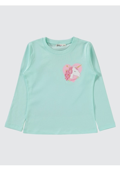 Civil Girls Kız Çocuk 2'li Sweatshirt 5-13 Yaş Mint