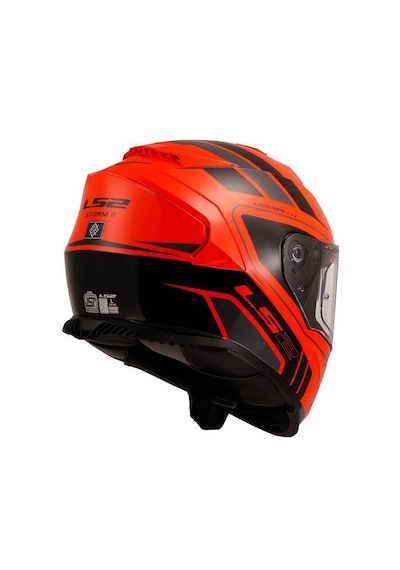 Ls2 Storm 2 Fist Full Face Motosiklet Kaskı 66906 Turuncu Siyah