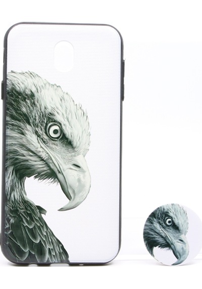 Nettech Samsung Galaxy J730 J7 Pro Uyumlu Desenli Popsocket Seri