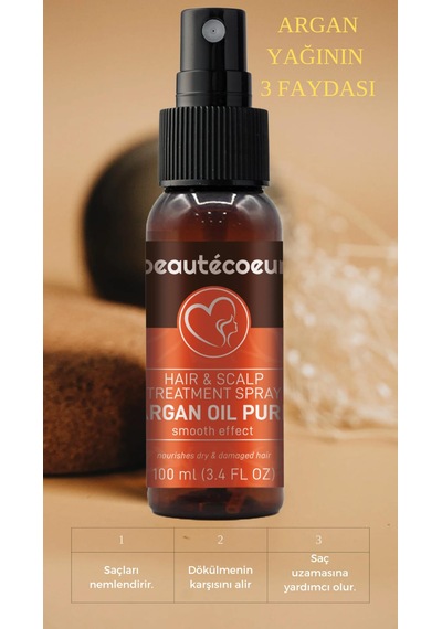 Beautecoeur Argan İçerikli Canlandırıcı Saç Bakım Yağı 100 ML
