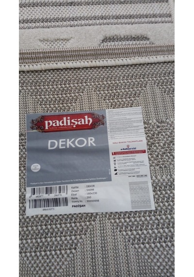 Padişah Halı Dekor Serisi 54098 260 Tüm Ebatlar