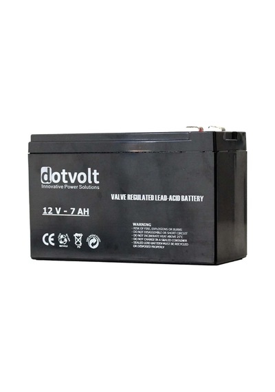 Dotvolt Lc 12v 7ah Bakımsız Kuru Akü