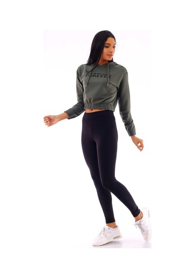 Gugus Basic Kapüşonlu Sweatshirt Gri