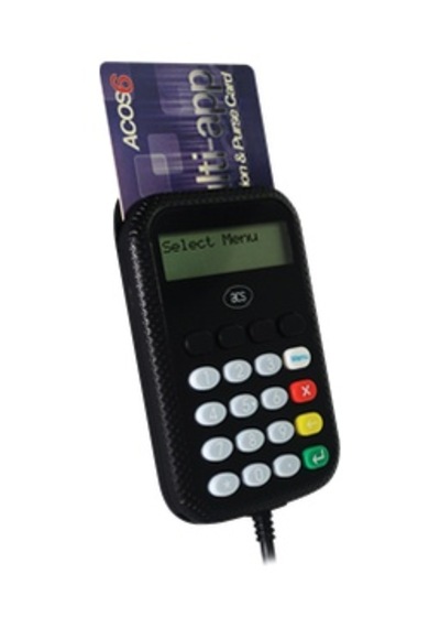 Acs Apg8201-b2 Usb Pınpad + Lcd Tam Boy Temaslı Akıllı Kart Okuyucu / Kodlayıcı
