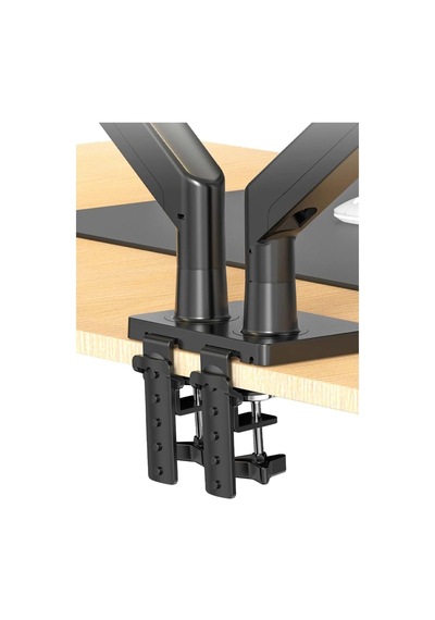 North Bayou Nb G35 Çift Monitör Standı, 22''-32'', Metal, Siyah, Gazlı Yay Sistemi, 12 Kg Taşıma Kapasitesi, Vesa 75x75/100x100