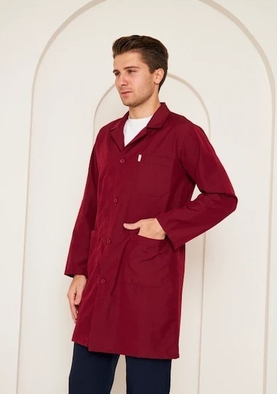 Orange Safety Erkek Bordo Önlük