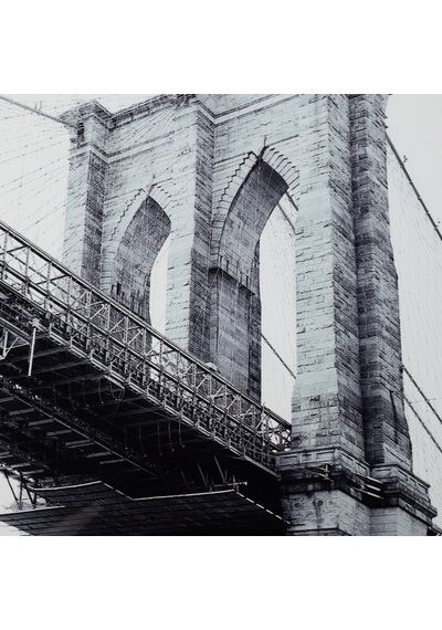 Brooklyn Brıdge Çerçeveli Cam Tablo 60x90cm