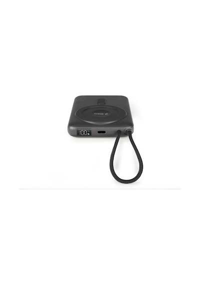 Ttec Recharger M Lcd 10.000mah Magsafe Uyumlu Pd 20w Usb-c Dahili Kablolu Stantlı Taşınabilir Hızlı Siyah