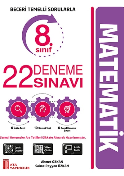 Ata Yayıncılık 8. Sınıf 22 Deneme Sınavı Matematik