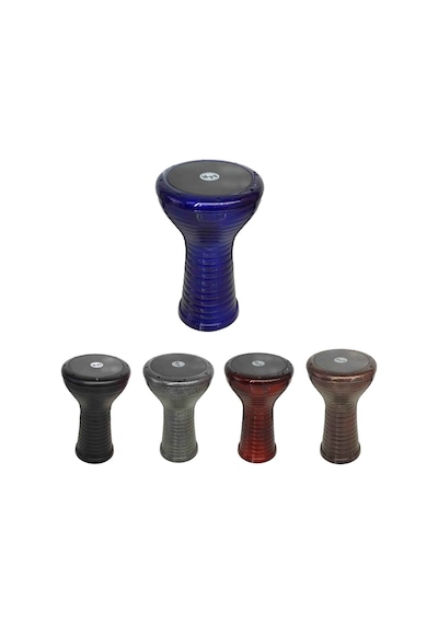 Döküm Darbuka Desenli Mavi Dddbl