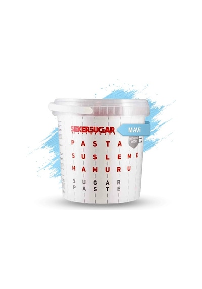 Şeker & Sugar Şeker Hamuru 1 Kg Mavi