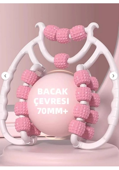 360 Derece 20 Tekerlekli Bacak Masaj Aleti - Selülit Karşıtı Roller Çok Renkli