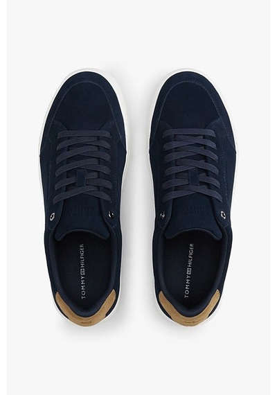 Tommy Hilfiger Erkek Court Summer Suede Sneaker - Lacivert Desert Sky