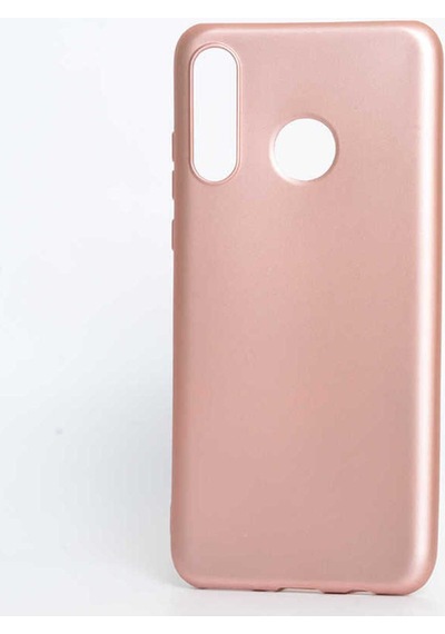 Huawei P30 Lite Kılıf Zore Premier Silikon Kapak Rose Gold