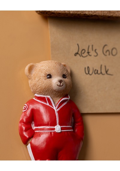 Madame Coco Jolie Bear Magnet - Kırmızı - 4x8 Cm 8684427186930