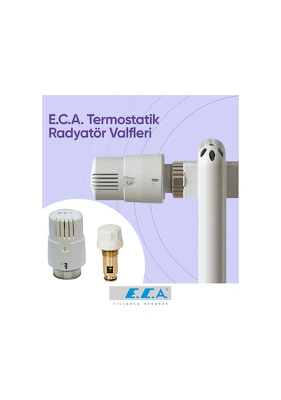 2 Adet Eca Termostatik Trv4 Kafa Grubu 41,3mm 602120813