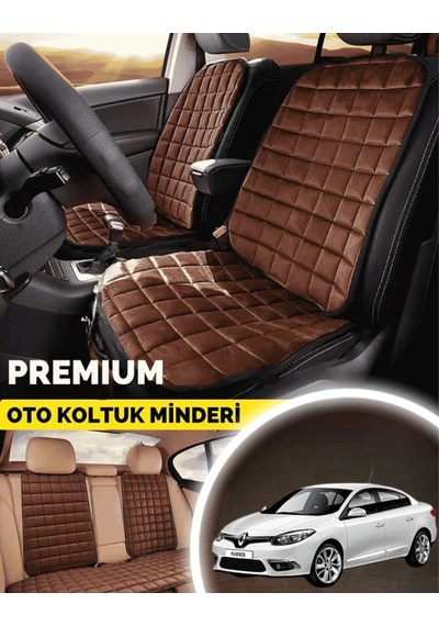 Fluence Koltuk Minder Ortopedik Cepli Araç Ve Kılıf Seti Tam Uyumlu,taba Renk,konforlu Tasarım