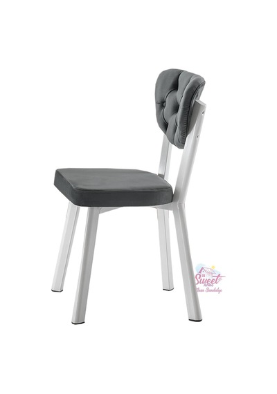 Simge Metal Sandalye Renkli Ayak 6 Lı Set Cafe,restaurant,mutfak,salon,yemek Odası Sandalyesi 001