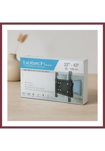 Storeşahin Sabit Tv Askı Aparatı 55x109 Cm Shn0720