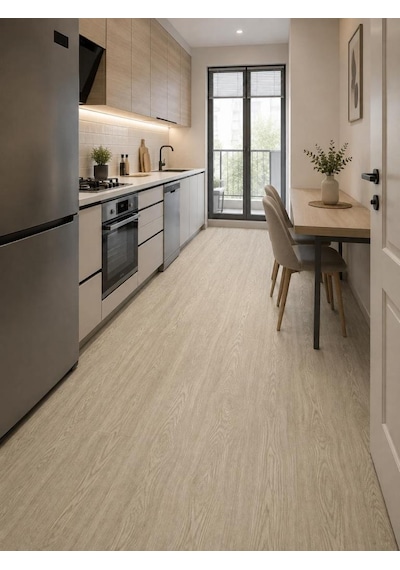 2,23m² Alan Kaplar Spc Parke 4+1mm Plastik Suya Dayanıklı Kilitli Geçmeli Zemin Kaplama Sabuni