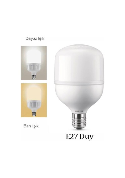 Şavk 40w Torch Led Ampul E27 - Beyaz Jumbo Büyük Pazar Lambası