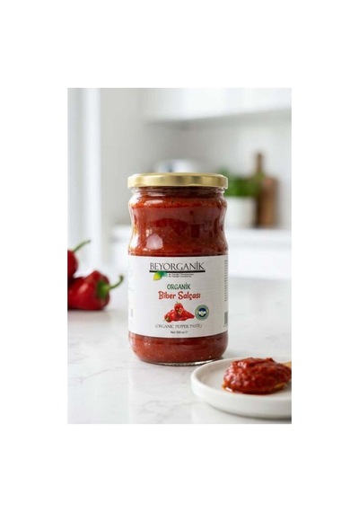 Beyorganik Pestisit Analizli Organik Biber Salçası 660 G