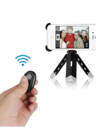 Bluetooth Uzaktan Kumanda, Pilli Tüm Telefonlara Uyumlu Kolay Video, Selfie Ve Fotoğraf Çekme -