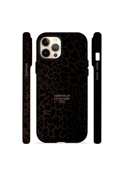 Velvoria Valestra Gece Leopar Apple iPhone Uyumlu 12 Pro Max Darbe Korumalı Kılıf Valestra Select - Gece Leopar