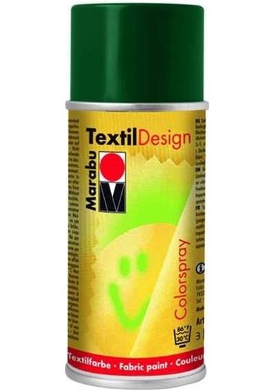 Marabu Textile Design 150Ml Spray Kumaş Boyası No:075 Pine Green