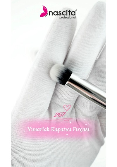 Nascita Premium Yüz Ve Göz Makyaj Fırça Seti 5'li Nasbrushset180