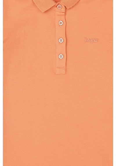 U.S. Polo Assn. Kız Çocuk Fıstık Polo Yaka Basic Tişört 50288501-vr087 992439