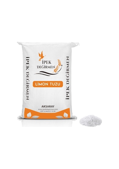 İpek Değirmen Limon Tuzu 1 Kg - Geleneksel Saf Çok Amaçlı