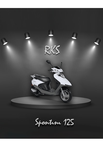 Rks Spontini 125 Motosiklet Beyaz