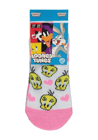 Tweety Kız Çocuk 2'li Babet Çorap 2-12 Yaş Pembe