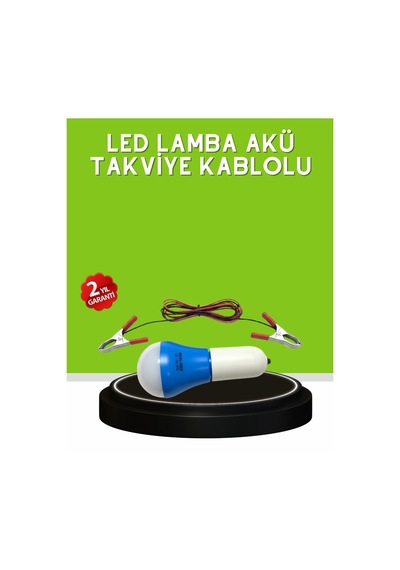 12v Led Ampul Anahtarlı Kablolu Pratik Aydınlatma Cn