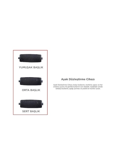 Bcm-1140T Şarjlı Lcd Ekranlı 3 Başlıklı Su Geçirmez Ayak Törpü Cihazı