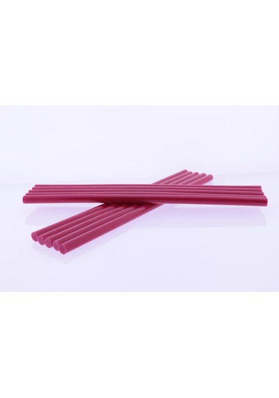 Winnboss Sıcak Silikon Mum Çubuk Kırmızı - Kalın 11x300mm 10 Lu Paket