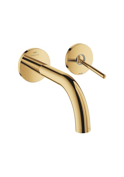 Grohe Atrio 29410GL0 Joystick İki Delikli Lavabo Bataryası Altın