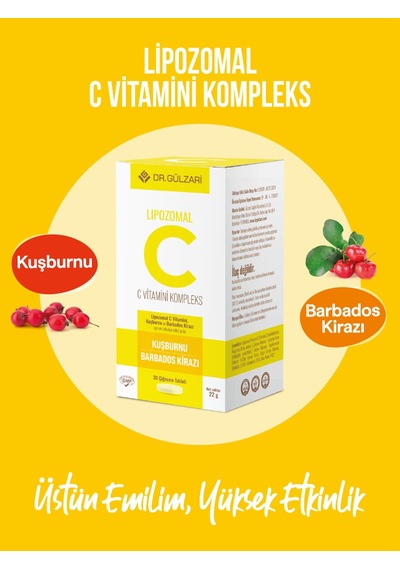 Dr. Gülzari C Vitamin Kompleks 30 Tablet