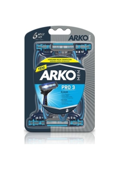 Men Pro 3 Bıçaklı Tıraş Bıçağı 6'lı 63294223