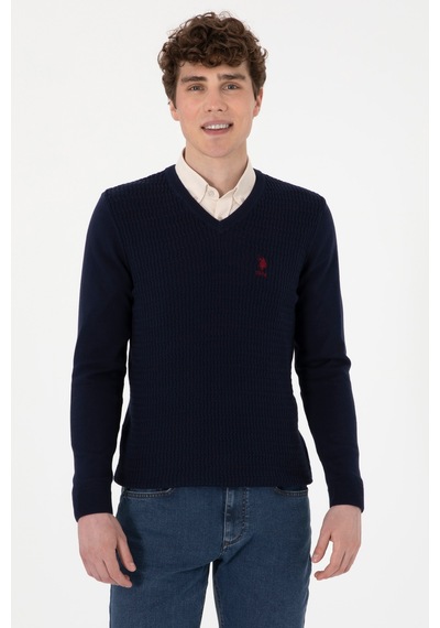 U.S. Polo Assn. Erkek Lacivert Basic Kazak 50288879-VR033