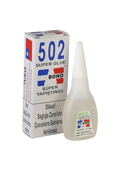 Evobond 502 Süper Japon Yapıştırıcısı 20 Gr