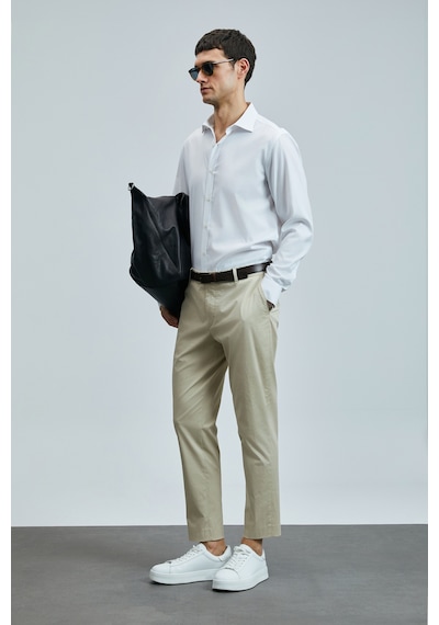 Lufian Plus Smart Erkek Chino Pantolon 111190339 Bej
