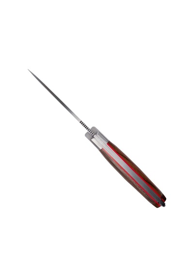 Cudeman 384-gf Mt-4 Satin Walnut Ceviz Ağacı Saplı Deri Kılıflı Kamp Çakı Kahverengi