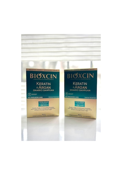Keratin & Argan Onarıcı Şampuan 300 Ml 2'li Set