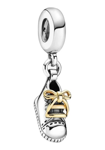 Nur Silver Bebek Ayakkabısı Gümüş Charm Nur-bl00176