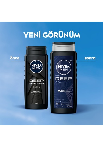 Erkek Deep Darkwood Banyo Ve Duş Jeli 500 Ml,derinlemesine Temizlik,bakımlı Cilt,vücut,yüz Ve Saç İçin,ferah Koku,aktif Karbon Diğer