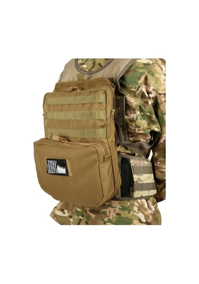 Taktikal Tk1003 Molle Suluk Yelek Eklenti Çantası Camo Haki