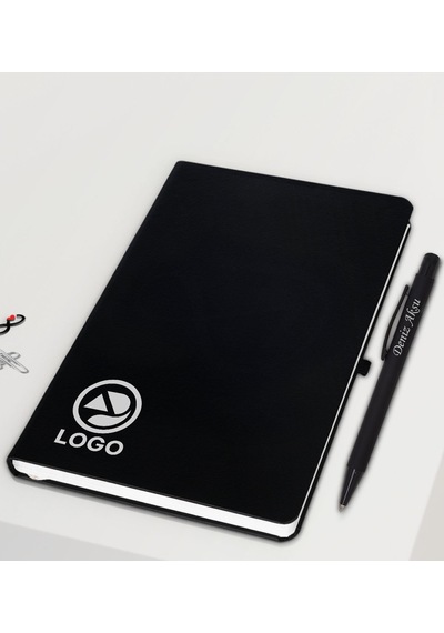 Bk Gift Kişiye Özel Logolu Dereceli Termos & Defter & Kalem Kurumsal Hoşgeldin Hediye Seti-1, Kurumsal Welcome Kit, Kurumsal Hediye, Yeni İş Hediyesi